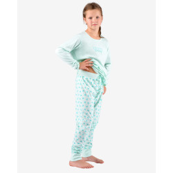 Dievčenské pyžamo Gina modré (29007-LYMMMZ)