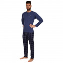 Pánske pyžamo Cornette Utah modré (113/220)
