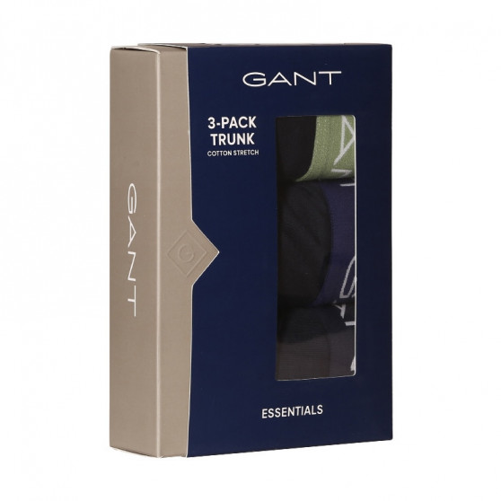 3PACK pánske boxerky Gant tmavo modré (902233003-326)