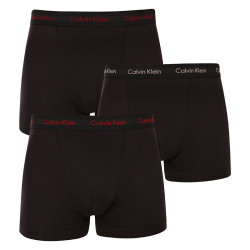 3PACK pánske boxerky Calvin Klein čierne (NB3056A-6G6)