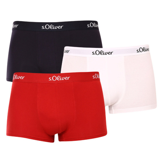 3PACK pánske boxerky S.Oliver viacfarebné (JH-34H-21956367)