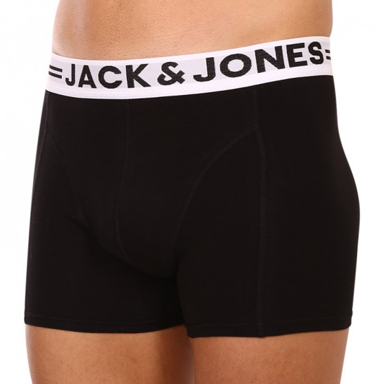 3PACK pánske boxerky Jack and Jones čierne (12081832)