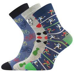 3PACK detské ponožky Boma viacfarebné (057-21-43XIII-mix-B)
