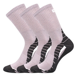 3PACK ponožky VoXX světlo sivé (Trim)