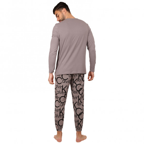 Pánske pyžamo Calvin Klein sivé (NM2178-6NT)