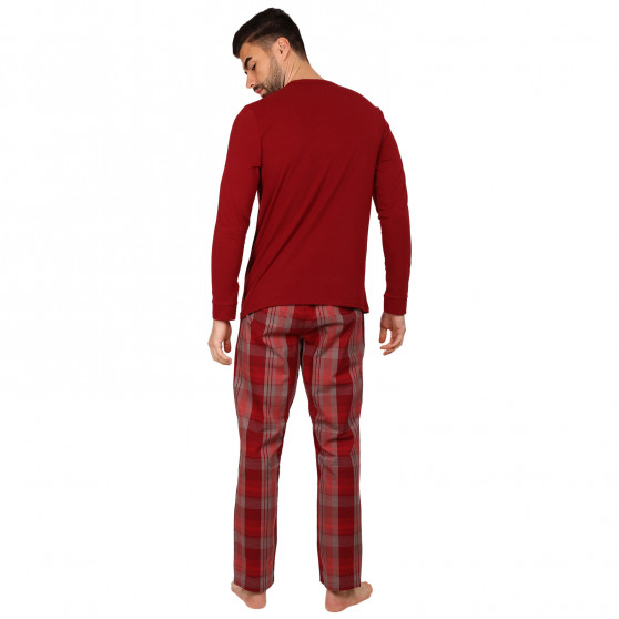 Pánske pyžamo Calvin Klein červené (NM2184E-73v)