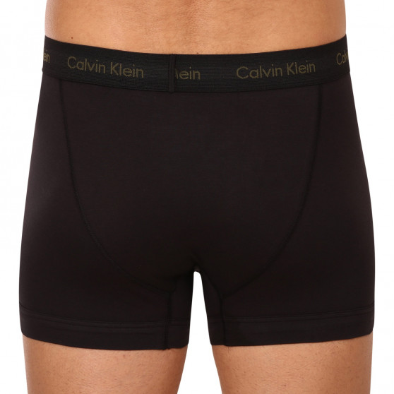 3PACK pánske boxerky Calvin Klein čierne (U2662G-6GN)