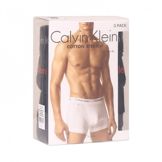 3PACK pánske boxerky Calvin Klein čierne (U2662G-6GN)