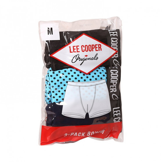 3PACK pánske boxerky Lee Cooper viacfarebné (LCUBOX3P4-1946712)