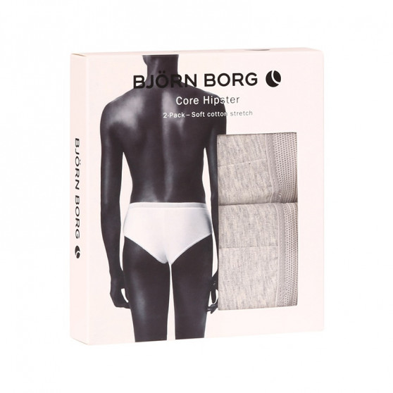 2PACK dámske nohavičky Bjorn Borg sivé (10000001-MP003)