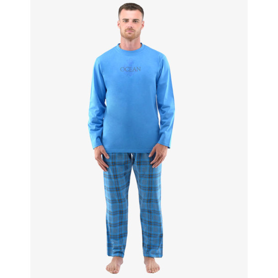 Pánske pyžamo Gino modre (79135-DBMDxG)