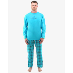 Pánske pyžamo Gino modre (79135-MYMDxG)