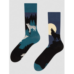 Veselé ponožky Dedoles Vlk v splne (GMRS210)