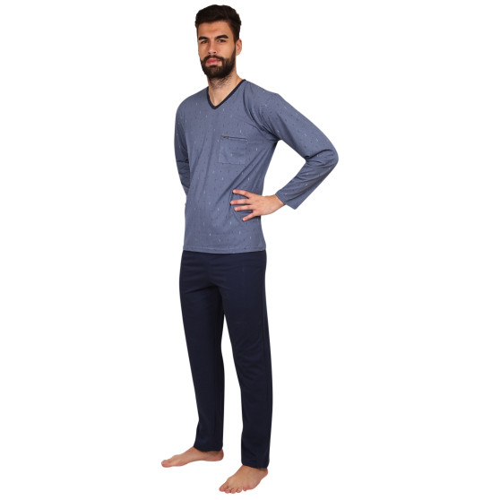 Pánske pyžamo Cornette Oliver modré (310/215)