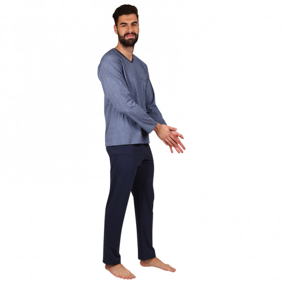 Pánske pyžamo Cornette Oliver modré (310/215)