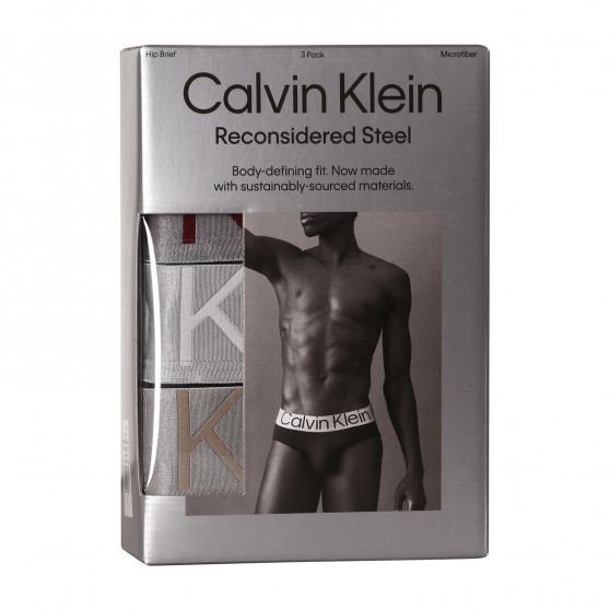 3PACK pánske slipy Calvin Klein čierné (NB3073A-6IE)