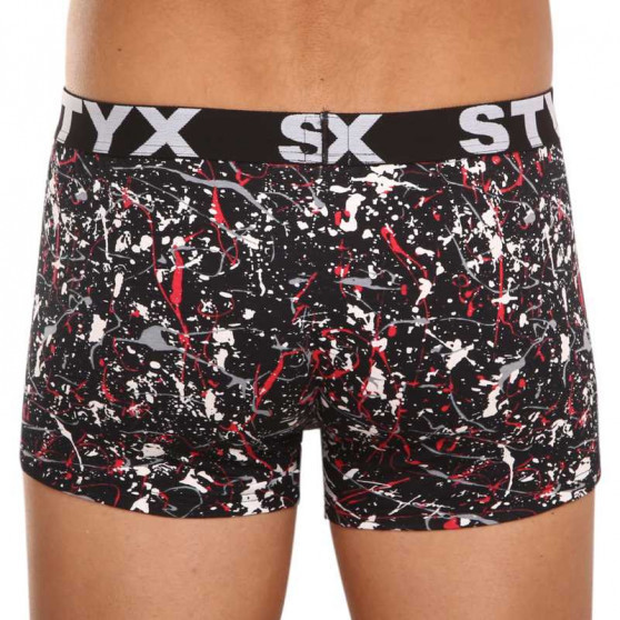 5PACK Pánske boxerky Styx art športová guma nadrozmer (R579023)