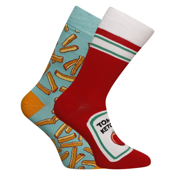 Veselé ponožky Dedoles Hranolky s kečupom (GMRS165)