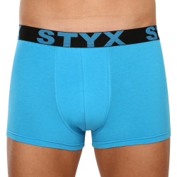 Pánske boxerky Styx športová guma svetlo modré (G1169)