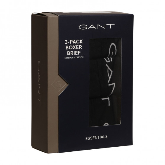 3PACK pánske boxerky Gant čierne (900003004-5)