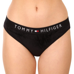 Dámske nohavičky Tommy Hilfiger mikroplyš čierné (UW0UW03982 BDS)