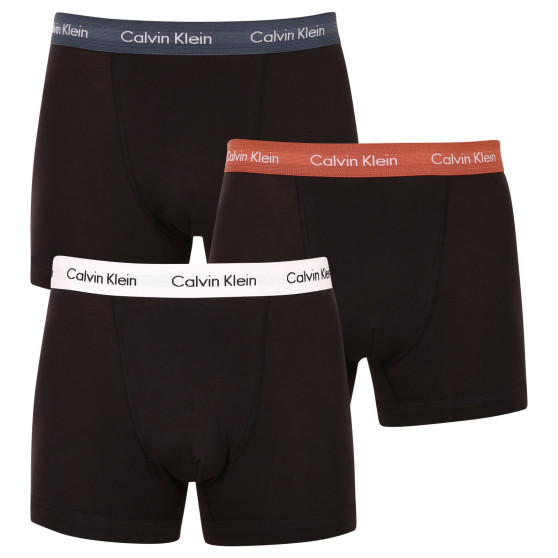 3PACK pánske boxerky Calvin Klein čierne (U2662G-6GZ)