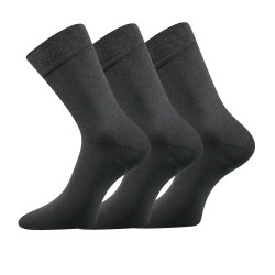 3PACK ponožky Lonka tmavosivé (Bioban)