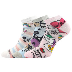 3PACK detské ponožky Lonka viacfarebné (Dedonik - Mix F)