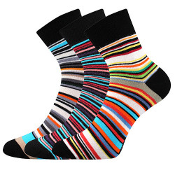 3PACK ponožky BOMA vysoké viacfarebné (Jana 53)