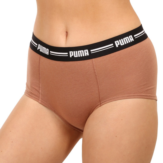 2PACK dámske nohavičky Puma hnedé (603033001 013)