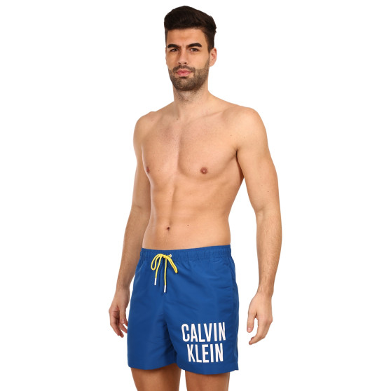 Pánske plavky Calvin Klein modre (KM0KM00790 C3A)