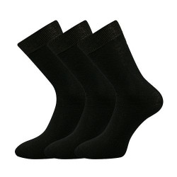 3PACK ponožky BOMA čierné (Blažej)
