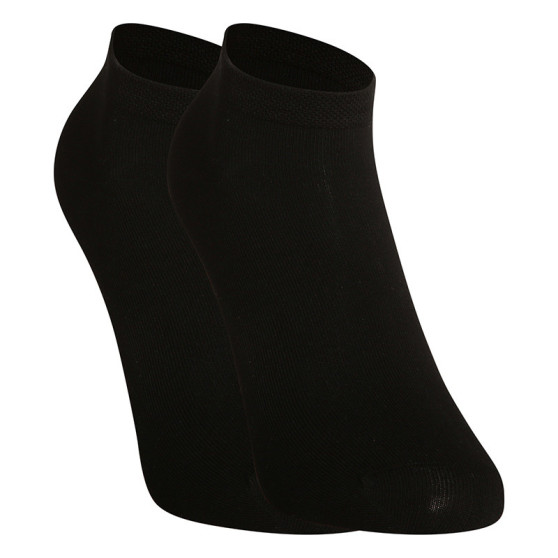 5PACK ponožky Gino bambusové čierne (82005)