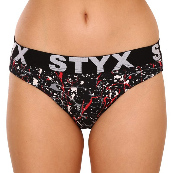 5PACK Dámske nohavičky Styx art športová guma viacfarebné (5IK802379)