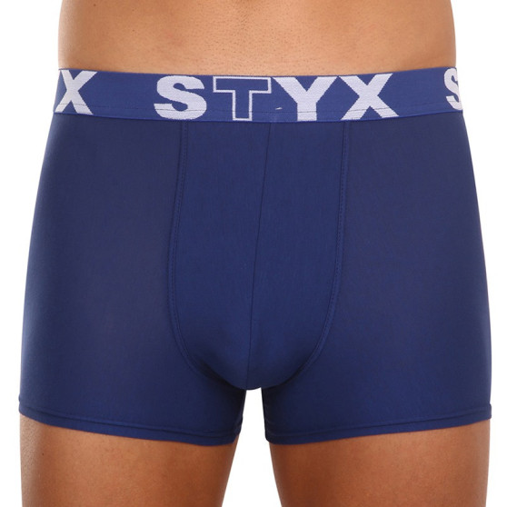 3PACK pánske boxerky Styx športová guma modré (3G96789)