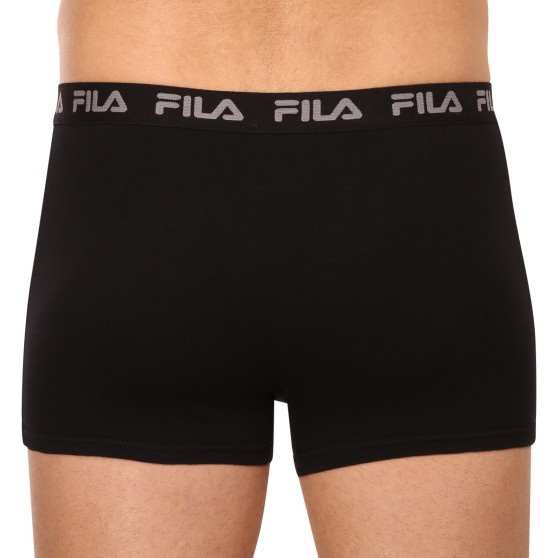 5PACK pánske boxerky Fila čierne (FU5004/5-200)