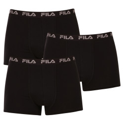 3PACK pánske boxerky Fila čierne (FU5004/3-200)