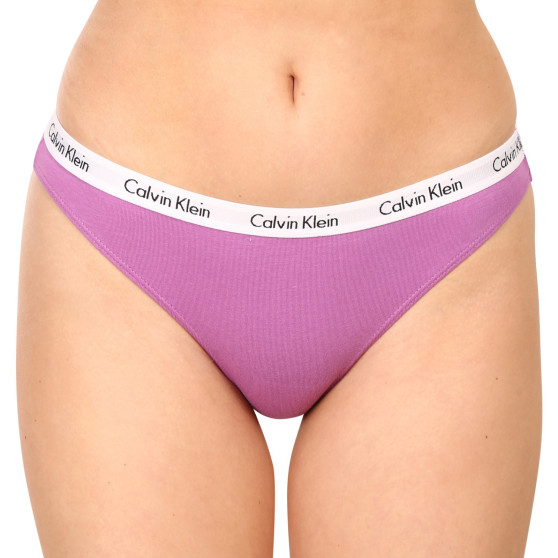 3PACK dámske nohavičky Calvin Klein viacfarebné (QD3588E-CFU)