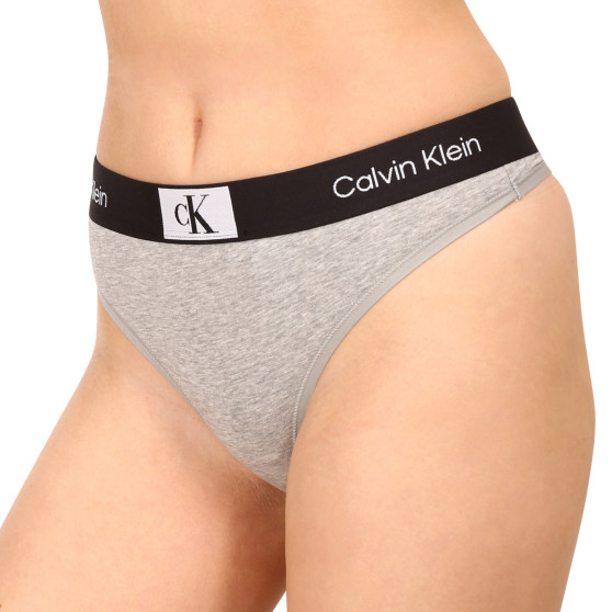 Dámske tangá Calvin Klein sivá (QF7221E-P7A)
