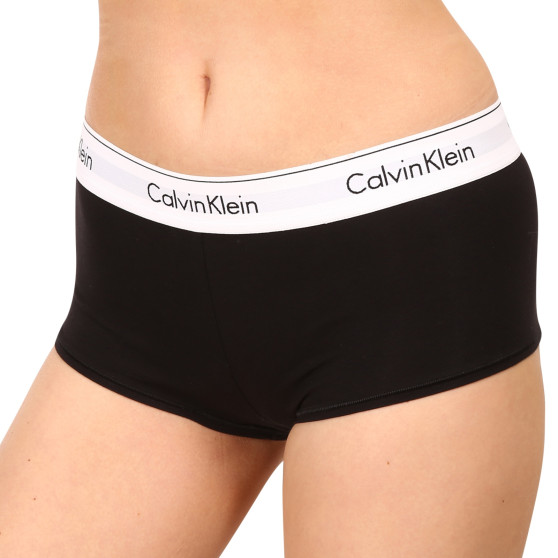 Dámske nohavičky s nohavičkou Calvin Klein boyshort čierne (F3788E-001)