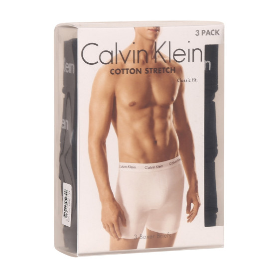 3PACK pánske boxerky Calvin Klein čierne (NB1770A-XWB)