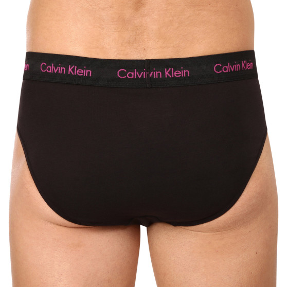 3PACK pánske slipy Calvin Klein čierné (U2661G-CAQ)