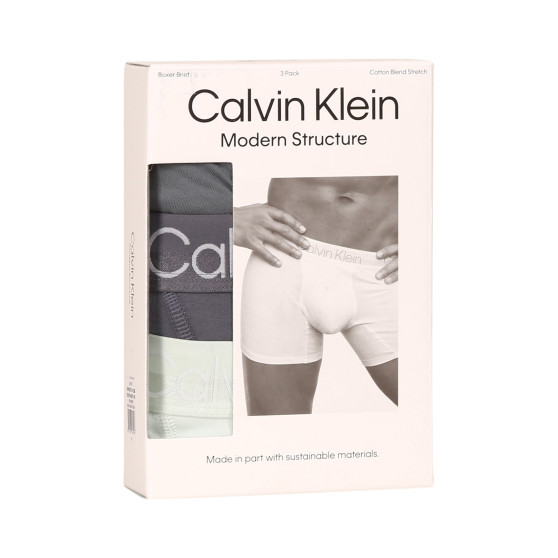 3PACK pánske boxerky Calvin Klein viacfarebné (NB2971A-CBB)