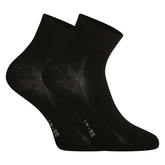 3PACK ponožky Gino bambusové čierne (82004)