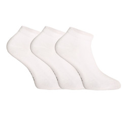 3PACK ponožky Gino bambusové biele (82005)