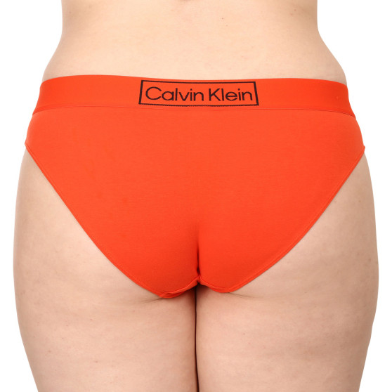 Dámske nohavičky Calvin Klein nadrozmer oranžové (QF6824E-3CI)