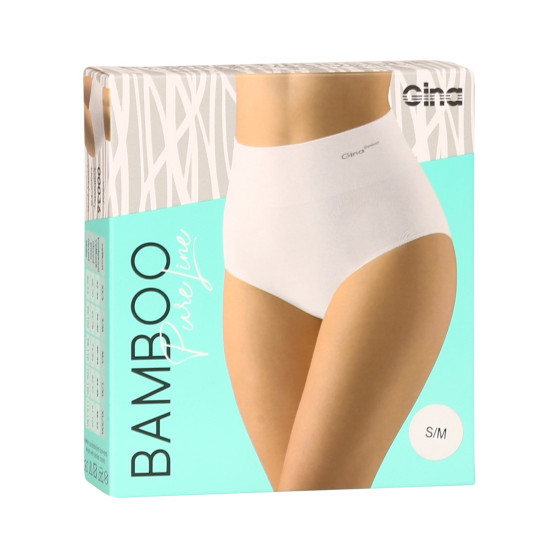 Dámske sťahovacie nohavičky Gina bambusové biele (00036)