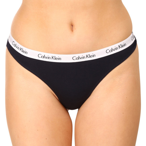 5PACK dámska tanga Calvin Klein viacfarebná (QD3585E-E6T)