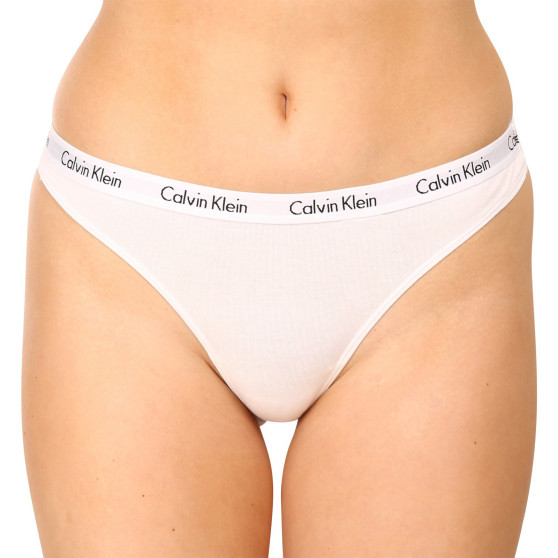 5PACK dámska tanga Calvin Klein viacfarebná (QD3585E-E6T)