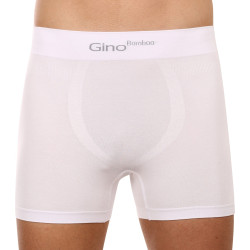 Pánske boxerky Gino bezšvové bambusové biele (54004)